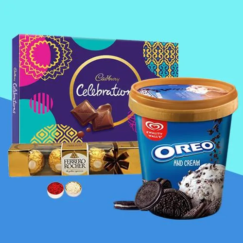 Tasty Chocolates with Kwality Walls Oreo Ice Cream