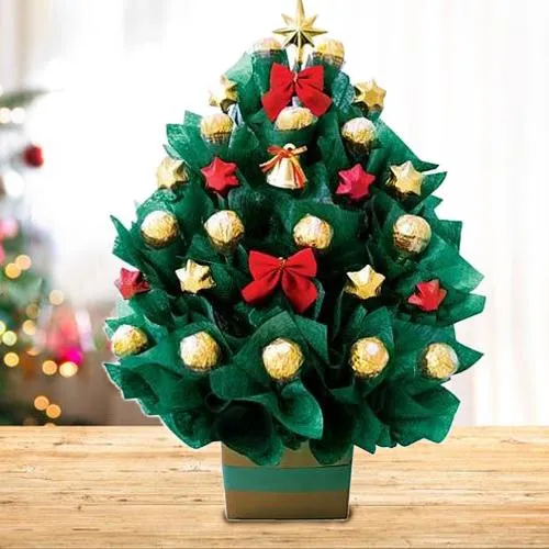 Luscious Handmade Chocolates Christmas Tree