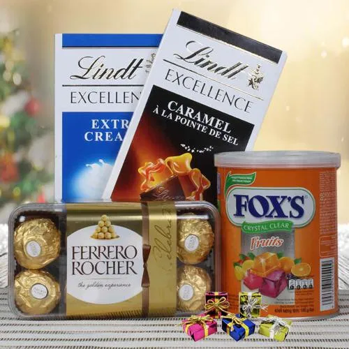 Delicable Imported Chocolates Gift Combos for Christmas