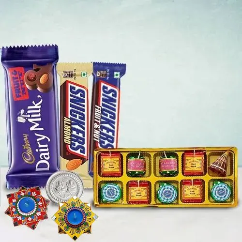 Scintillating Deewali Choco Indulgence with Dot Mandala Diya