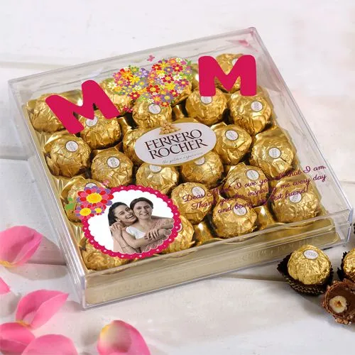 Delicious Ferrero Rocher Personalized Chocolate for Mothers Day