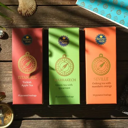 Savory Travel Inspired Tea Gift Box from Karma Kettle