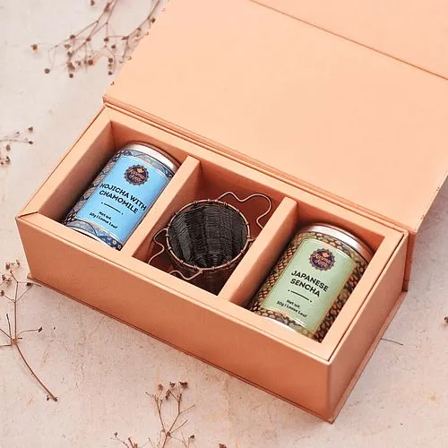 Attractive Japanese Tea Combo Gift Box