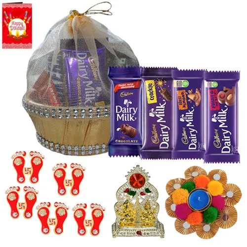 Chocolaty Diwali Hamper with Lighting