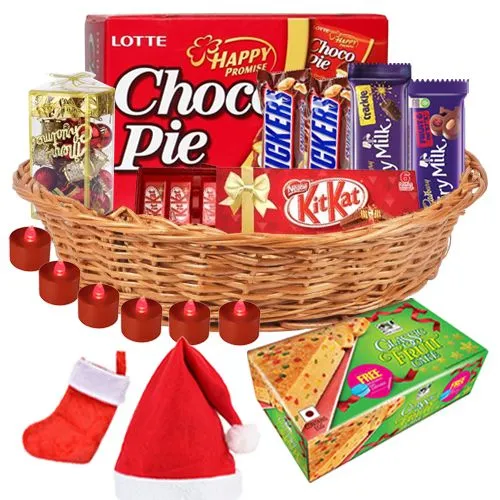 Lovely Christmas Edition Gift Basket