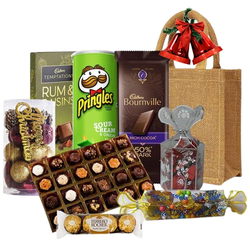 Chocolaty Indulgence Christmas Basket