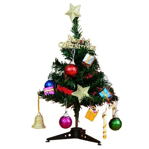 Awesome Trio of Christmas Tree with Decorative N Merry Christmas Tag