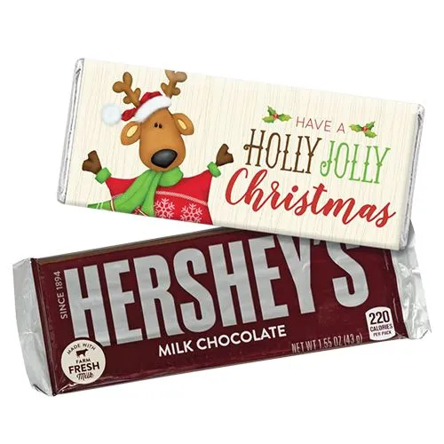 X-MAS Bliss Personalized Holly Jolly Choco Bar