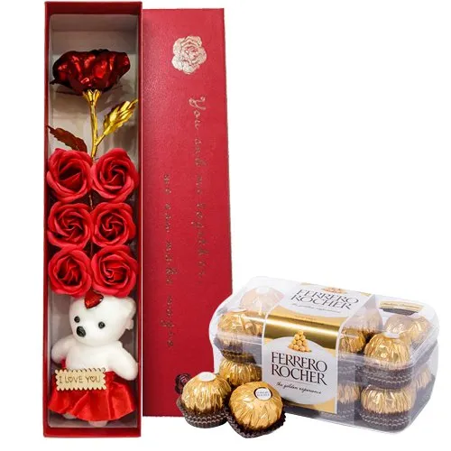Unique Romantic Gift with Ferrero Rocher for Her