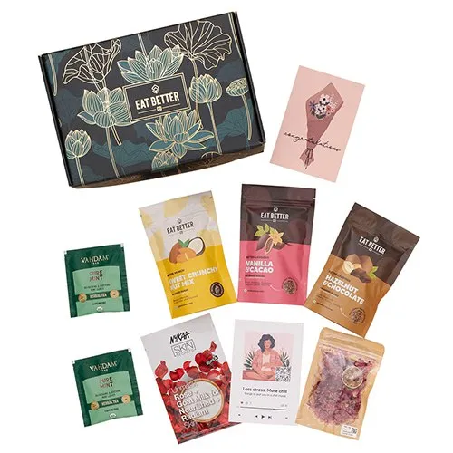 Nutritious Treats in Midnight Lotus Gift Box