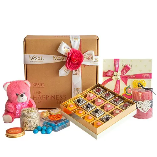 Delicious Fudges with Teddy N Assorted Gift Box