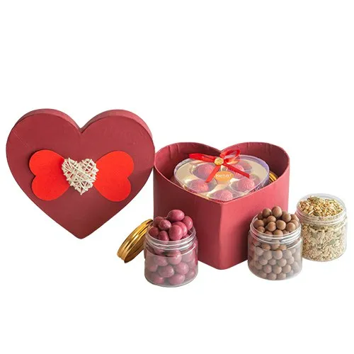Delectable Chocolates with Seed Mix N Greetings Card Gift Box