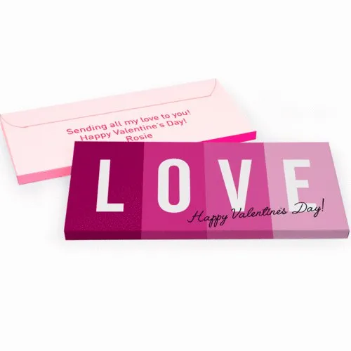 Eye-Catching LOVE wrapped Lindberg Chocolate Box