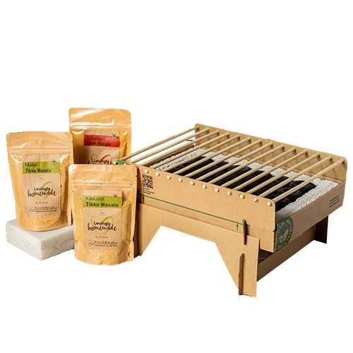 Wonderful DIY Barbeque Tandoori Kit with Grill