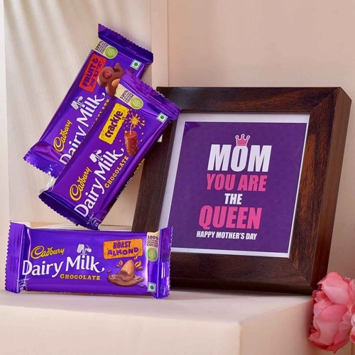 Mom Special Chocolaty Treat with Photo Frame