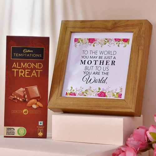 Mom Special Chocolate N Photo Frame Gift