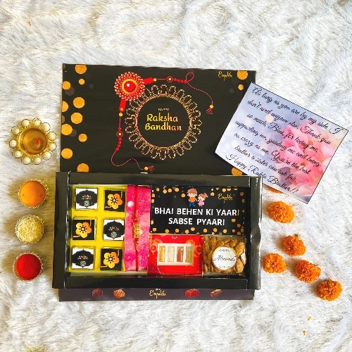 Choco Nutty Rakhi Treats Hamper