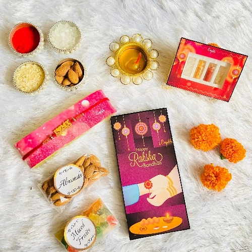 Marvelous Hamper of Rakhi N Chocolates