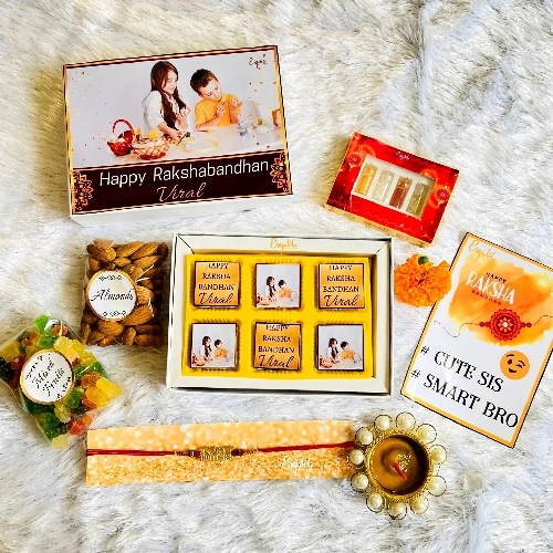 Beautiful Rakhi Personalized Hamper