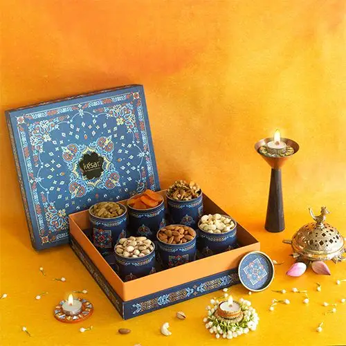 Premium Assorted Dryfruit Gift Box For Diwali