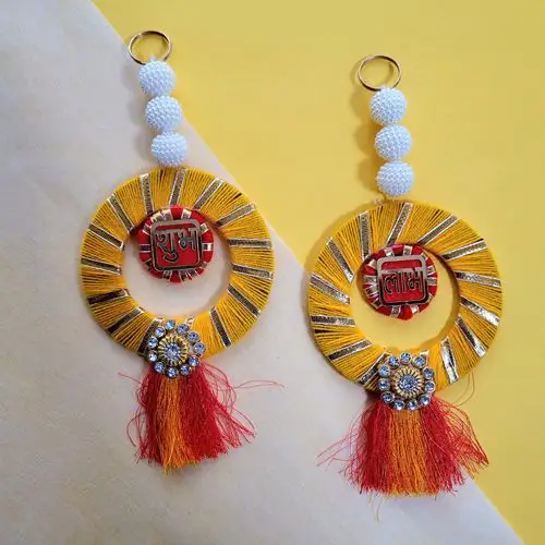 Artisanal Shubh Laabh Hanging Pair