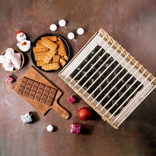 Beautiful DIY Smores Kit N Grill Combo