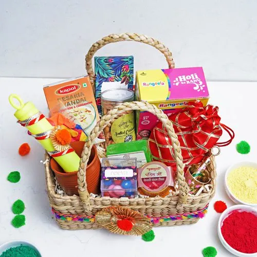Colorful Festival Treats Basket