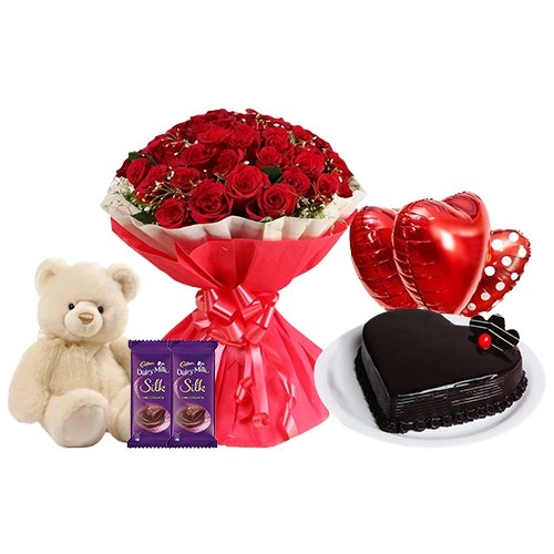 Online Combo Gift Hamper for Rose Day