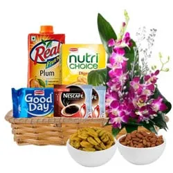 Send Gift Basket of Assorted Healthy Gourmets