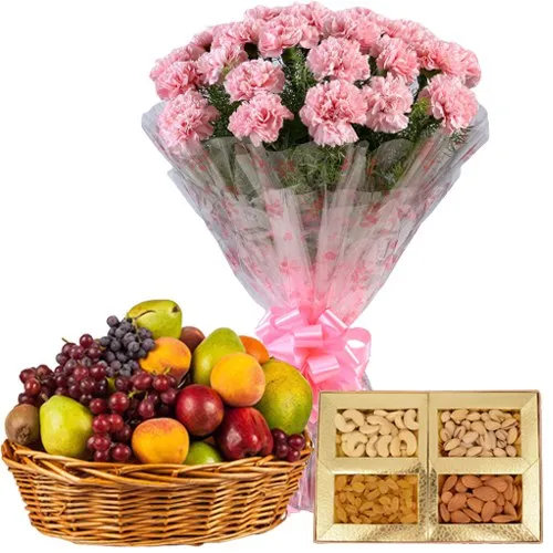 sumptuous tempting gift basket Delivery in Pune - PuneOnlineFlorists