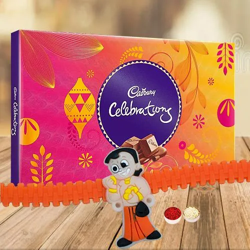 Kids Rakhi with Csadburys Chocolates