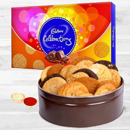 Delicious Cookies N Cadbury Celebrations Combo