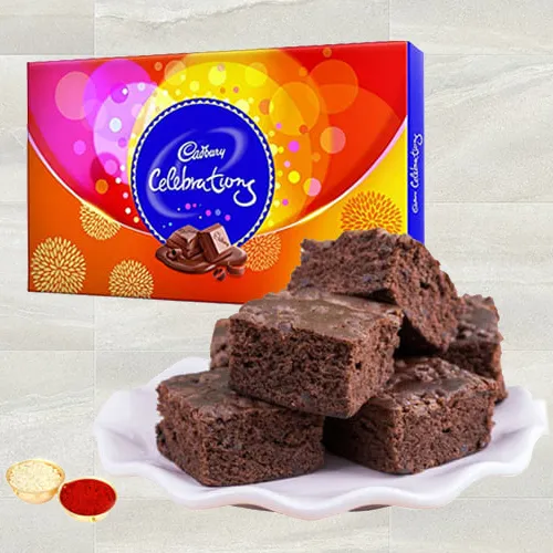 Yummy Brownie N Cadbury Celebrations Pack