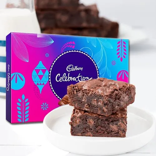 Rich Brownies with Cadbury Chocolates