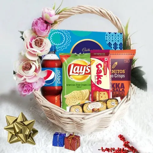 Made For You Gift Basket with Cadbury Celebrations