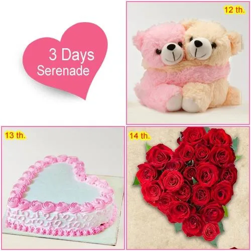 Wish Her with 3 Day Serenade Gifts