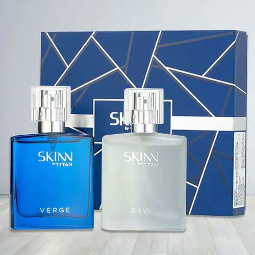 Online Titan Skinn Verge and Raw Fragrances Set for Men