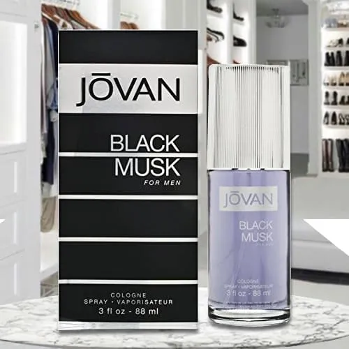 Deliver Jovan Black Musk Cologne for Men