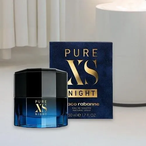 Enthralling Paco Rabanne Pure XS Night Perfume for Him<br>