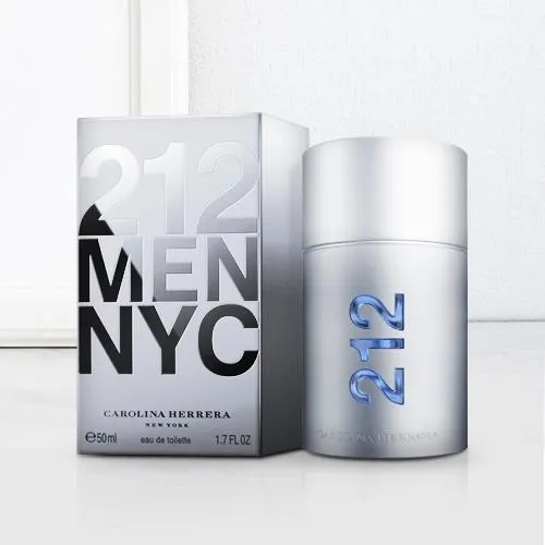 Astonishing Present of Carolina Herrera 212 NYC Men Eau de Toilette for Gents