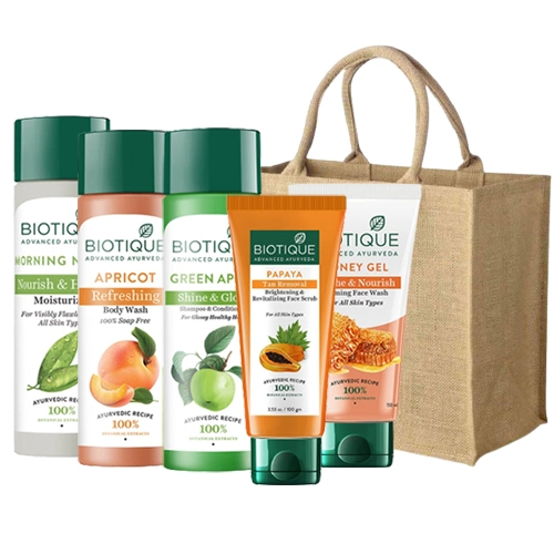 Vibrant Hair N Skin Care Gift Kit from Biotique