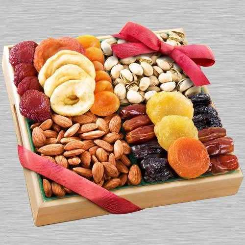 Astonishing Gift of Dry Fruits Tray for Mom