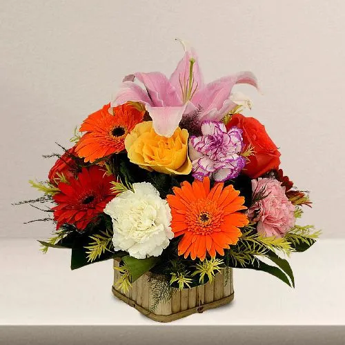 Crystal Curiosity Flower Basket