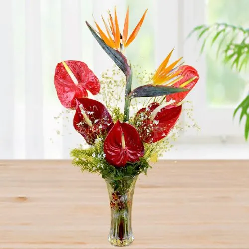 Artistic Passion Flowering Vase