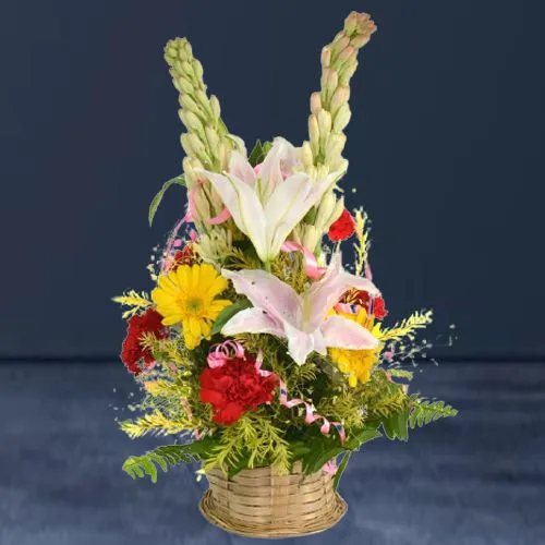 Petal Party Mixed Flower Basket