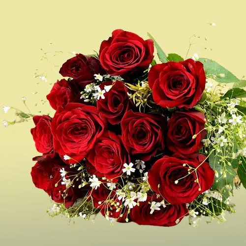 Classic Bouquet of Royal Affair Long Stem Red Roses