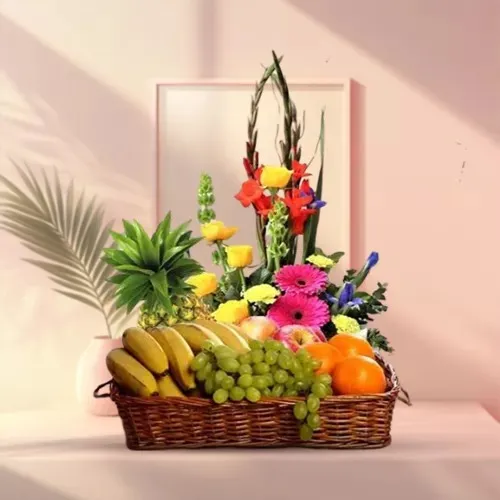 Luscious Fresh Fruits and pretty Flowers