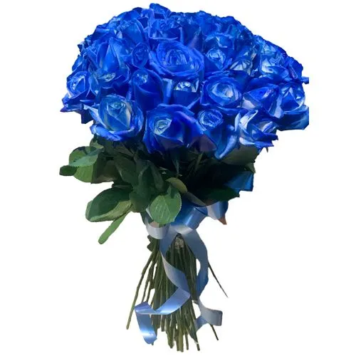 Lovely Arrangement of Blue Roses