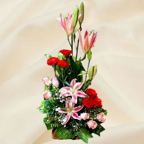 Wonderful Mixed Flowers Arrangement