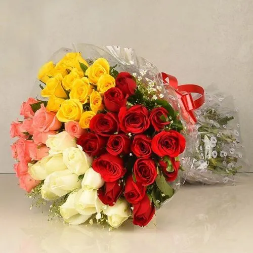 Shop Mixed Roses Bouquet Online
